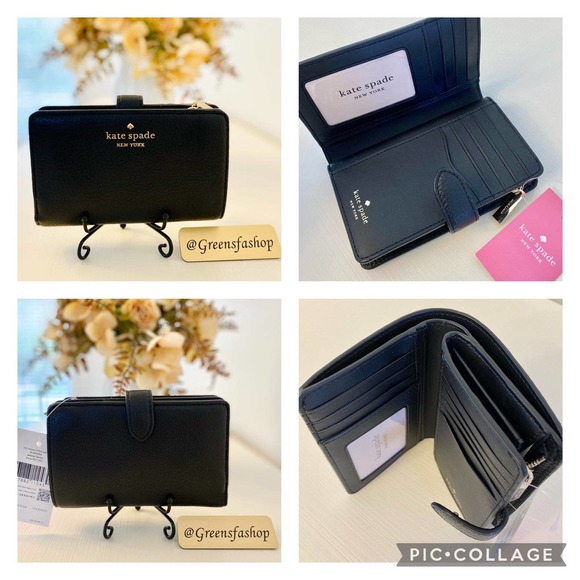 Kate Spade purse and wallet leila large flap backpack black - Picture 11 of 12